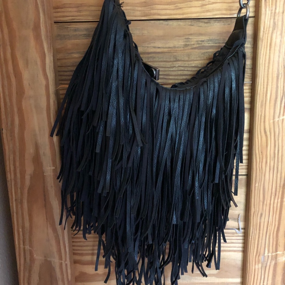 Steve Madden fringe cross body purse